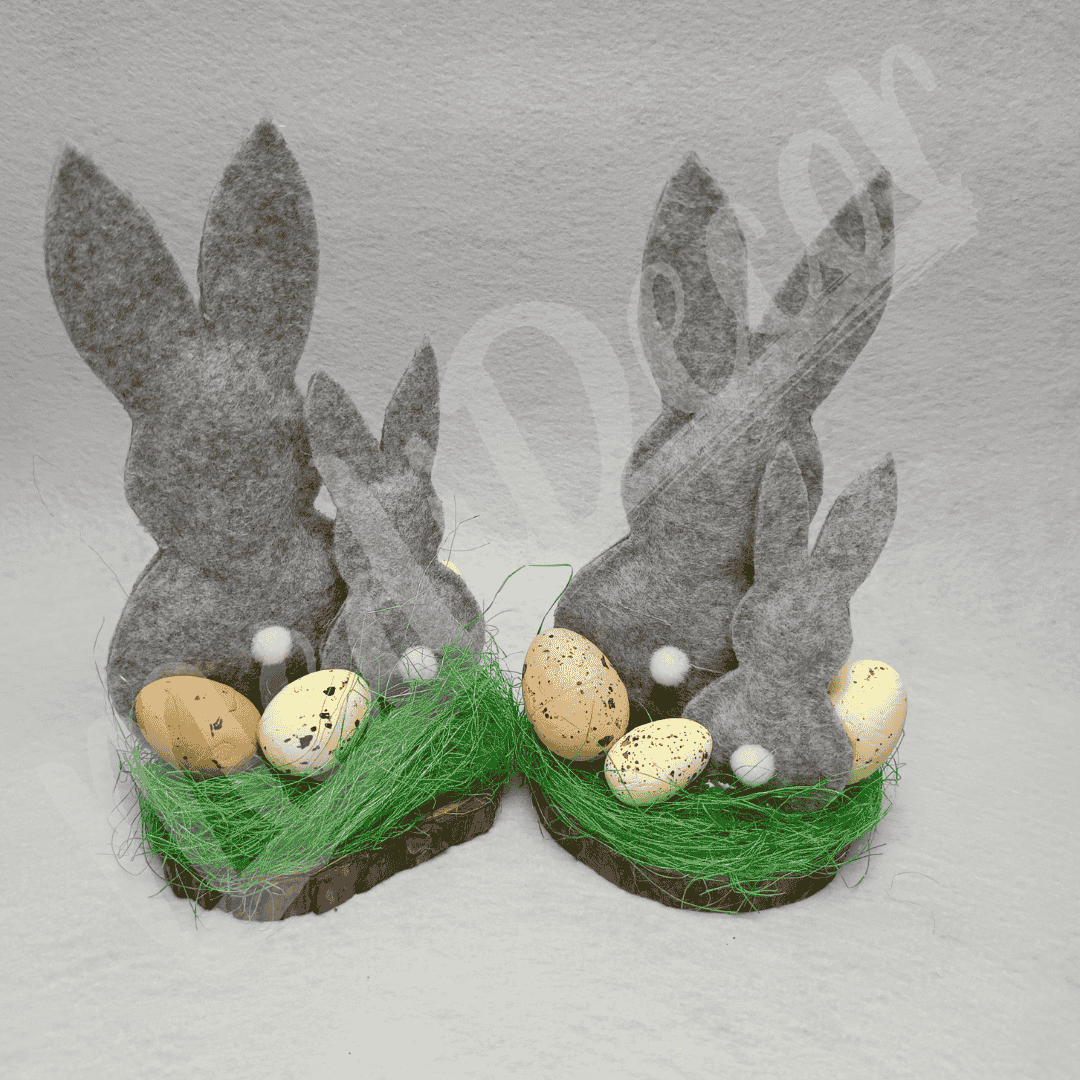 Filc nyuszi dekor - Image 3